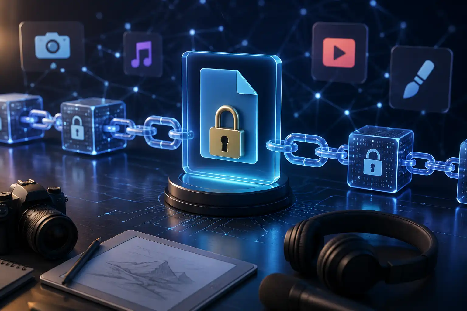 Blockchain in intellectual property for digital creators with secure content ownership and licensing protection
